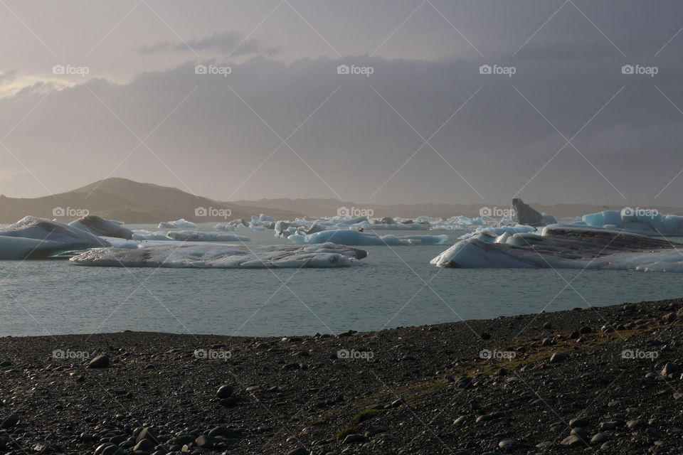 Icebergs in Iceland 