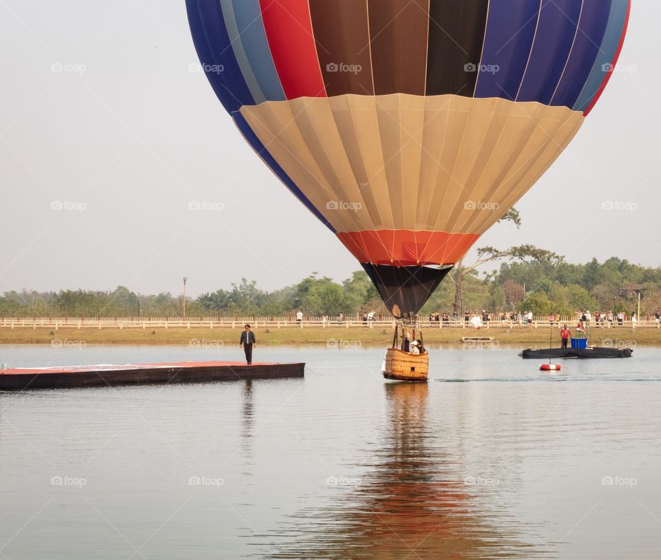 Chiang Rai/Thailand:February 16 2019-Singha park Ballon Fiesta