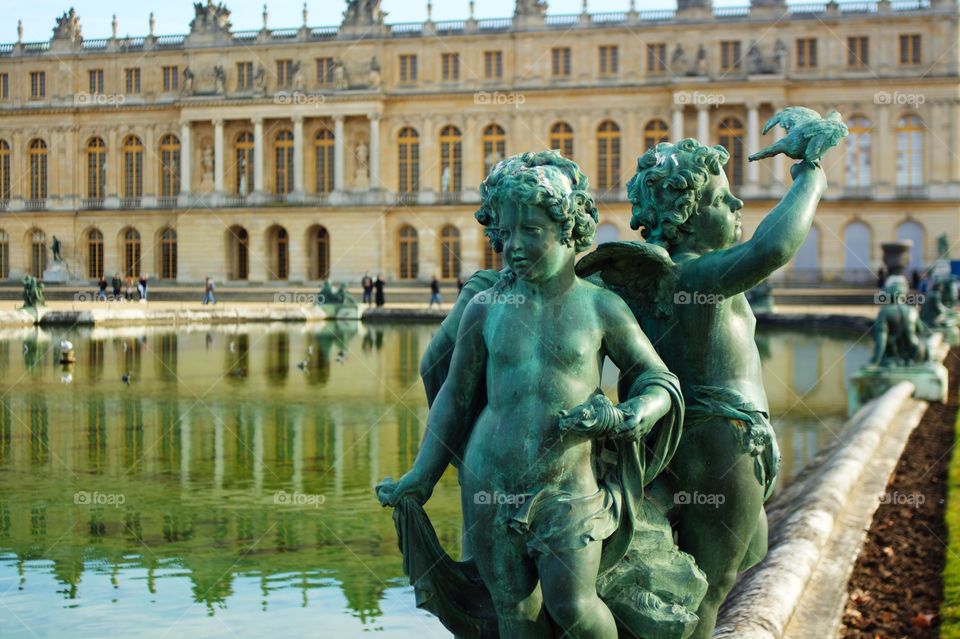 Versailles chateau near Paris France