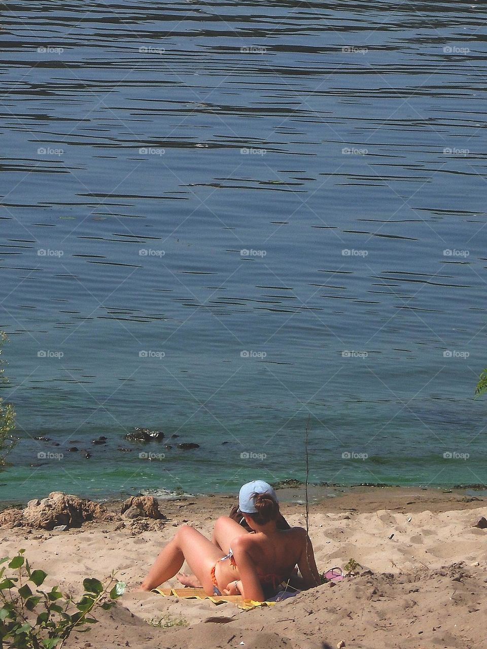 the Dnieper river in the city of Kyiv