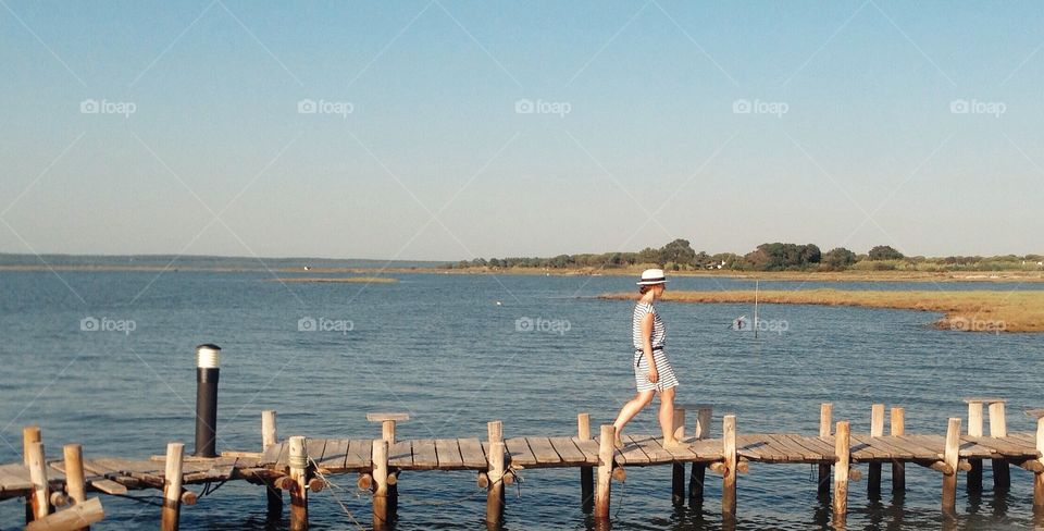 Girl walking 