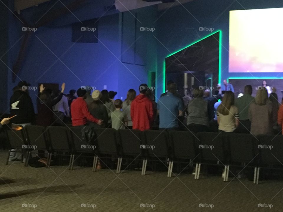 The last night of our church they have closed their door a bittersweet night. 