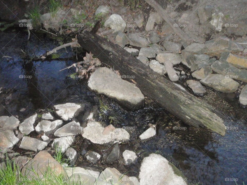 small rocky stream
