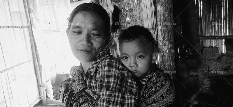 Love and tenderness of a mother