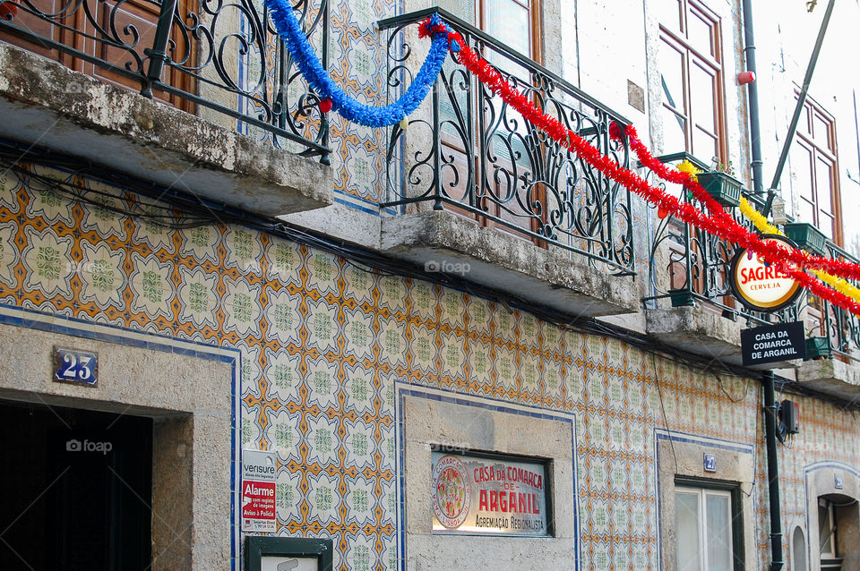 Detail in the streets of Lisbon