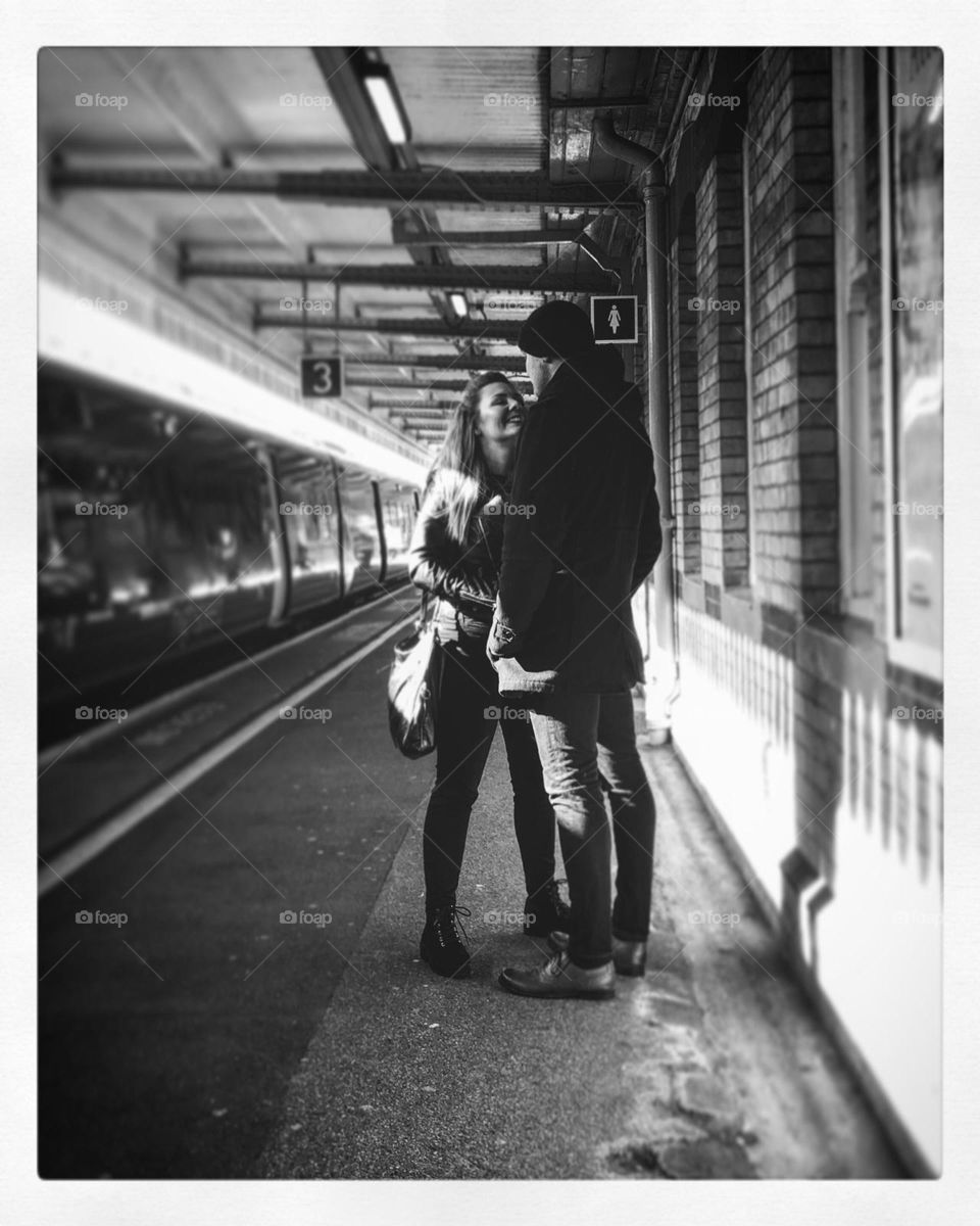 Love at, rhe train station