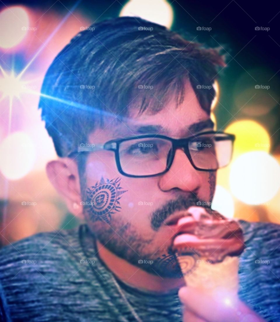 Savoring Frozen Delight!