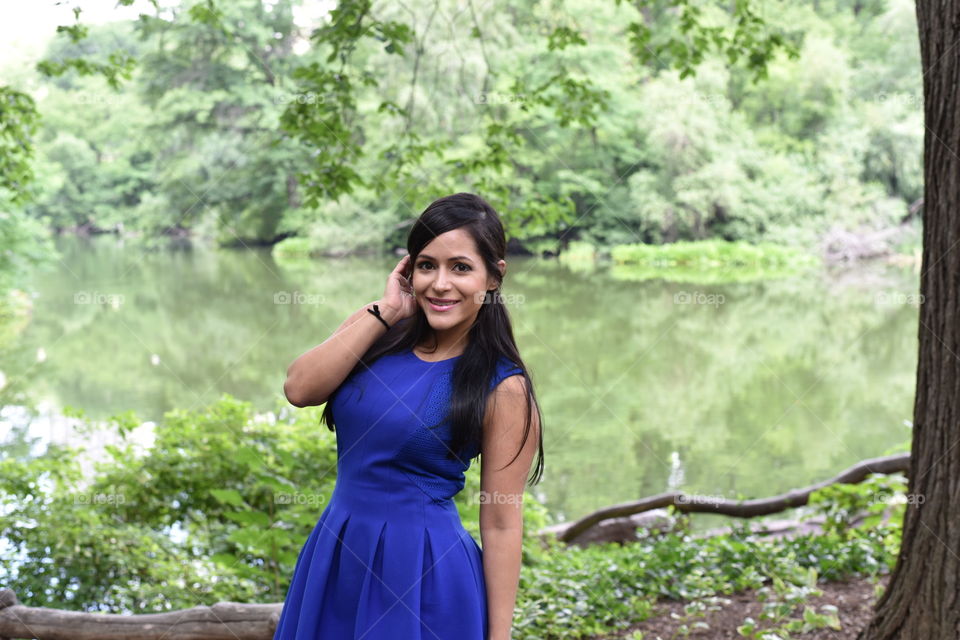 Someone didn't tell me I had to wear a park attire. So, I showed up in a dress full of color 