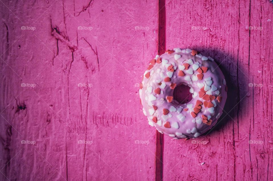 Pink doughnut