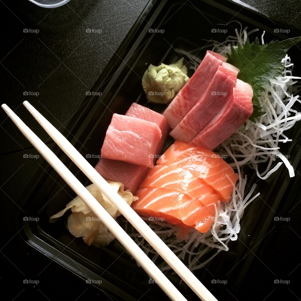Sashimi Dinner. Sushi Sashimi Dinner