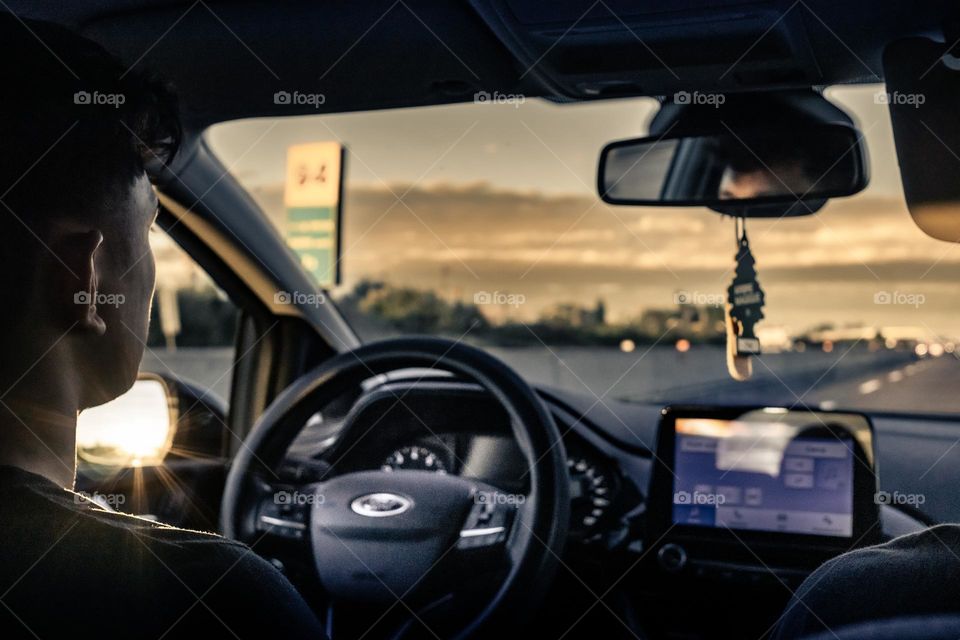 Going home after a long long day