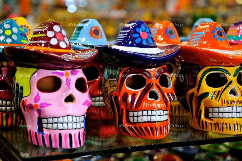 Mexican skulls