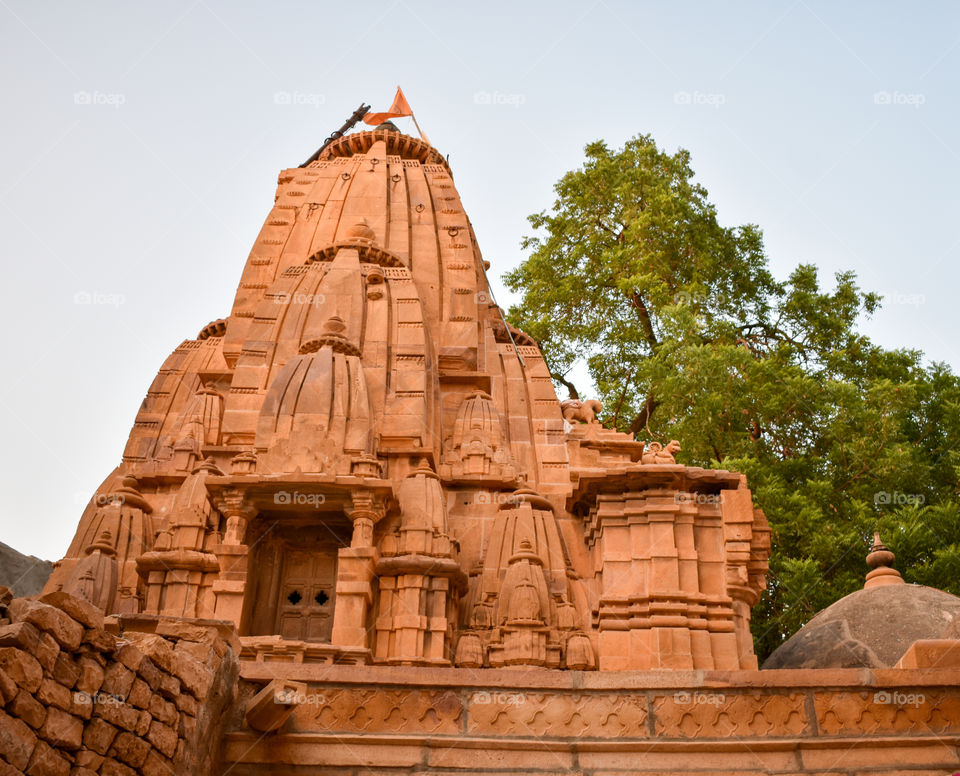 beautiful historical building inside of jaisalamer fort Jaisalmer Rajasthan India