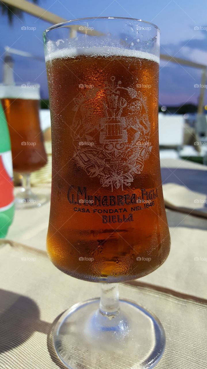 birra rossa alla spina