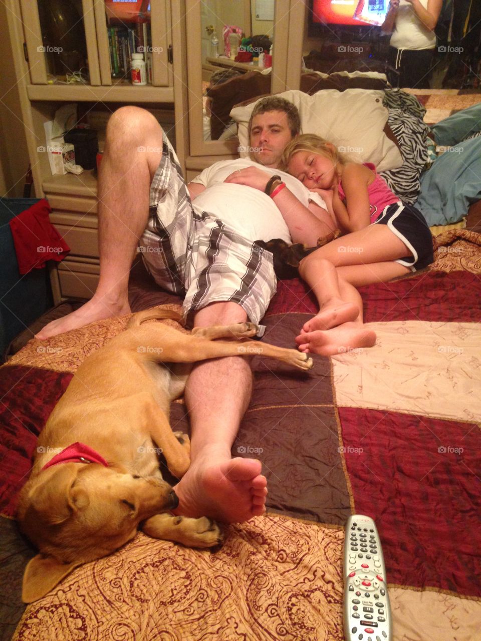 Family cuddles