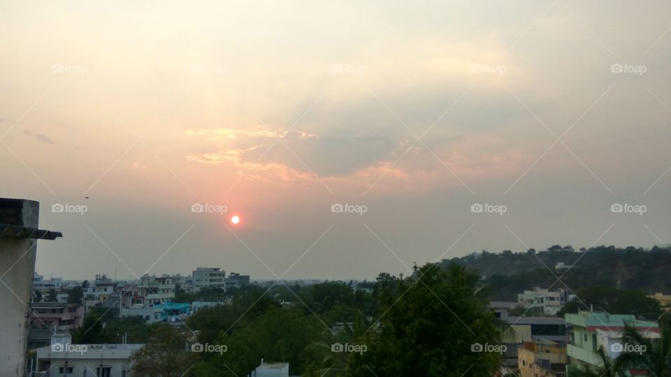 Beautiful sunset 
Everyday is special wating for our