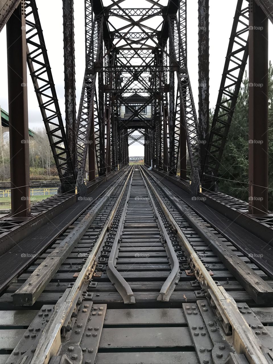 Old train bridge