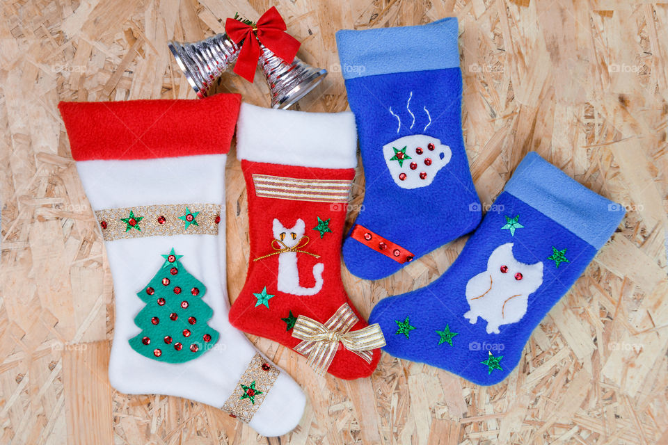 stockings - Christmas handmade socks