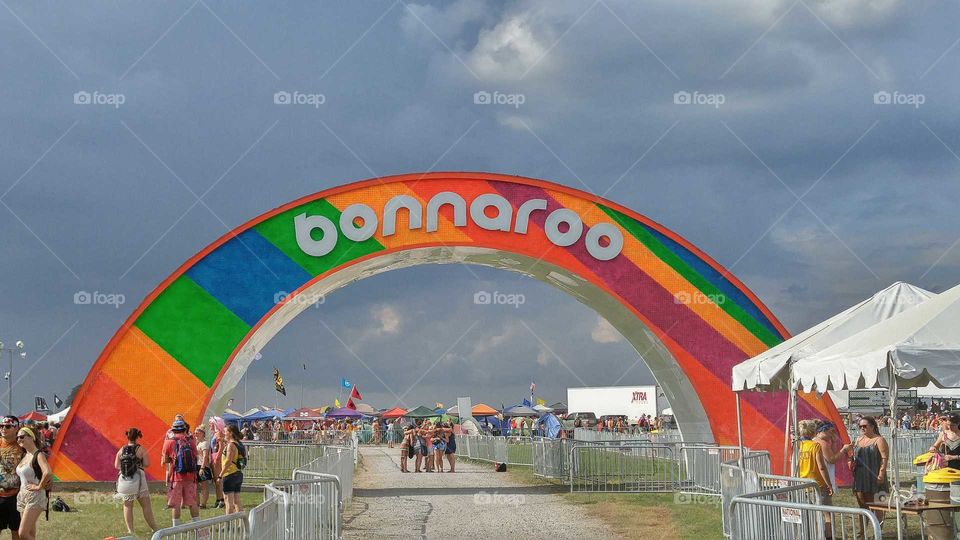 Over the Bonnaroo Rainbow