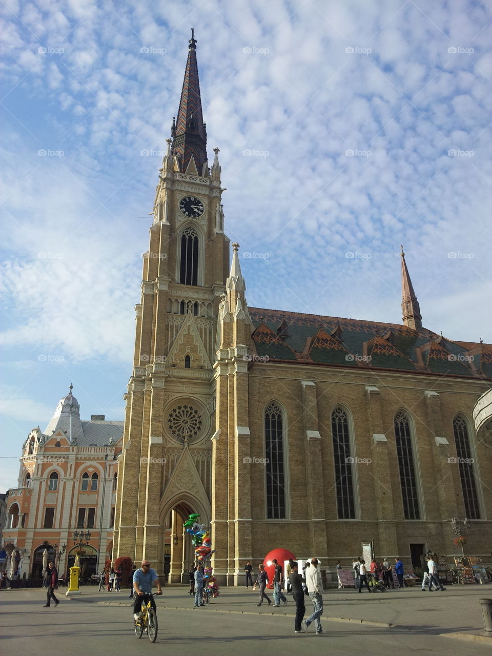 Church in centre of Novi Sad