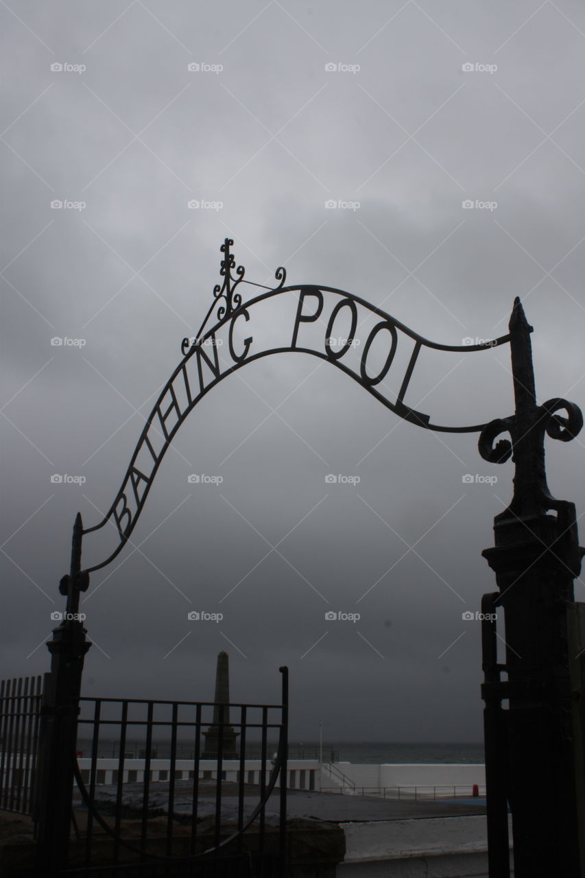 Public swimming pool entrance gates, Portsmouth