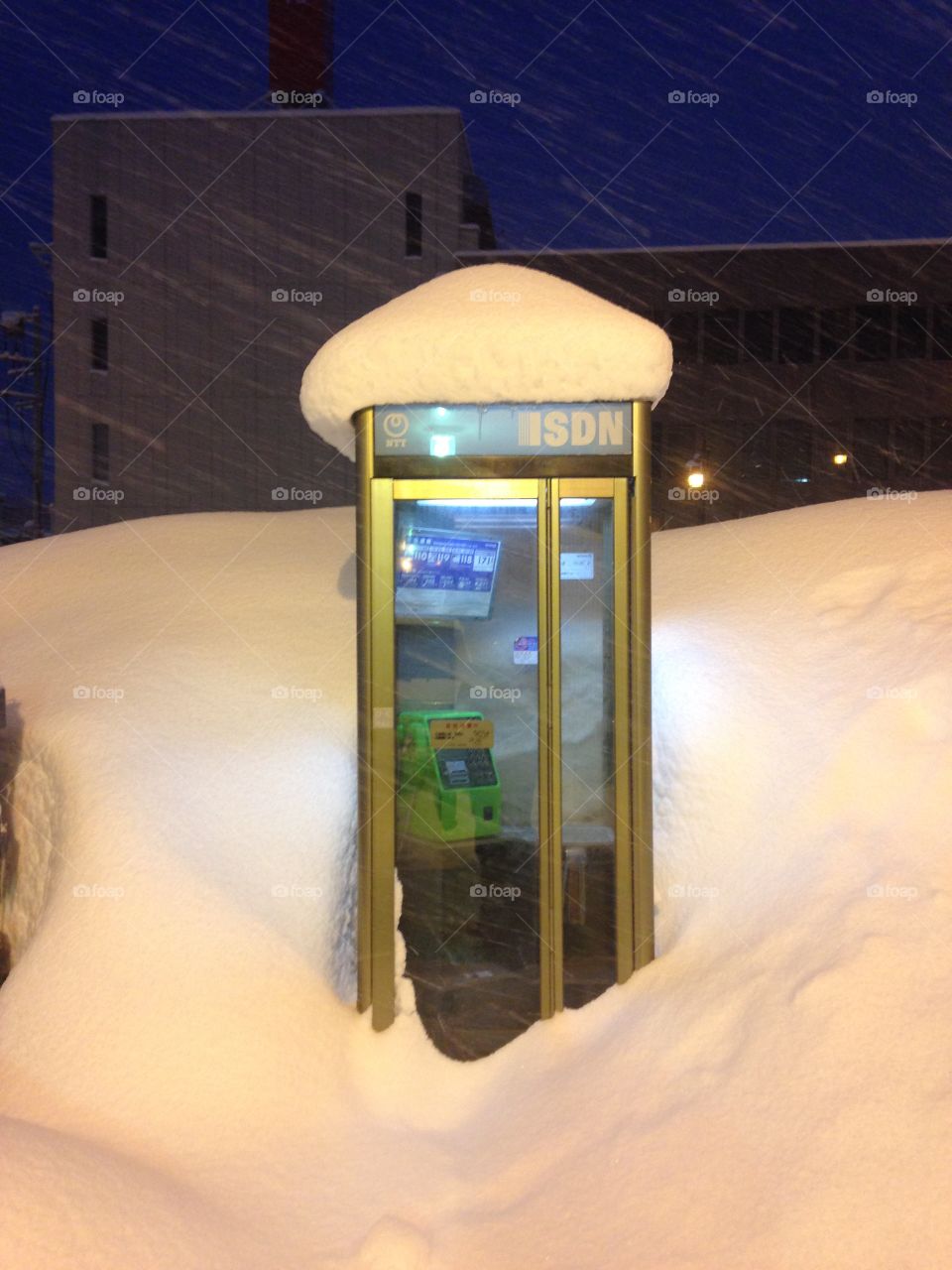 Snow storm in Hokkaido