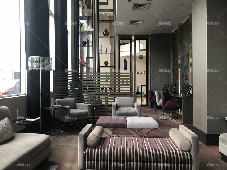 Hotel lobby 