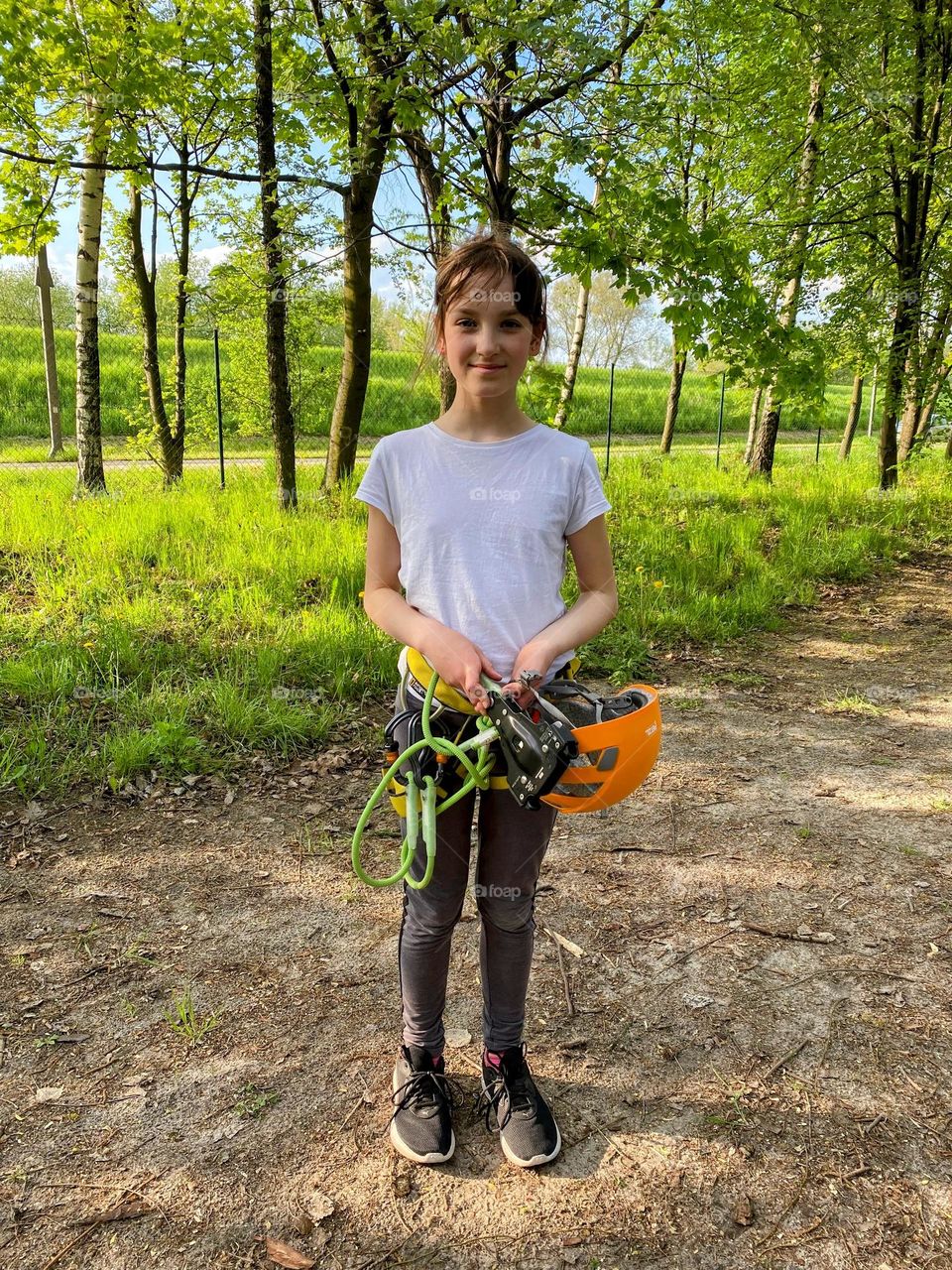 Preparing for climbing