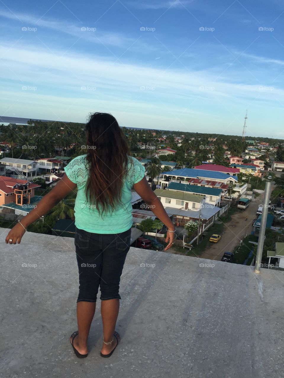 Guyana Rooftop view 🇬🇾 
