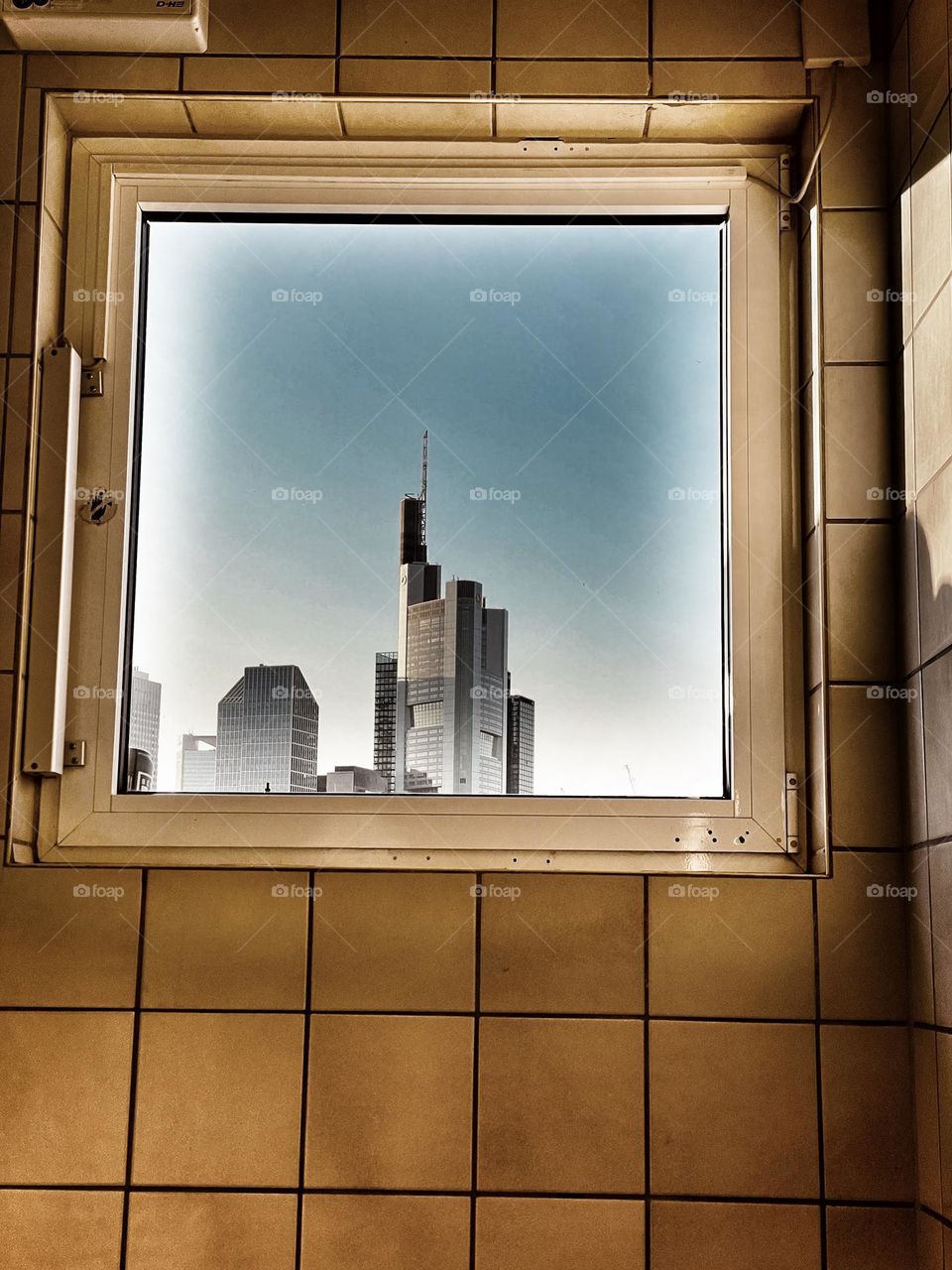 Frankfurt window view 