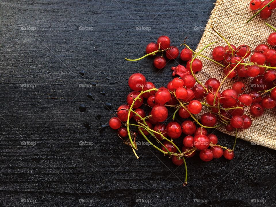 Red berries. Ingredients