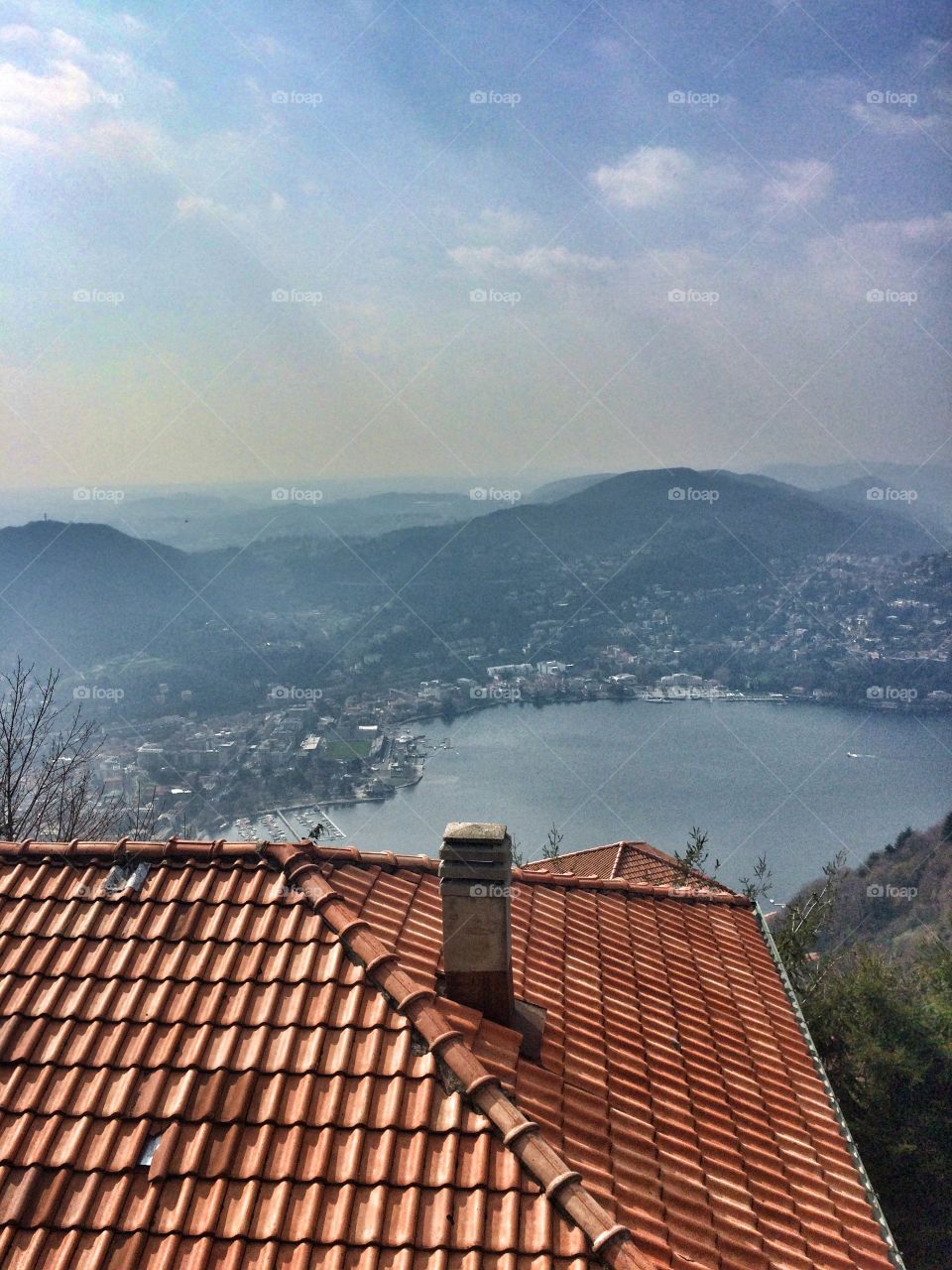 Como view from the roofs