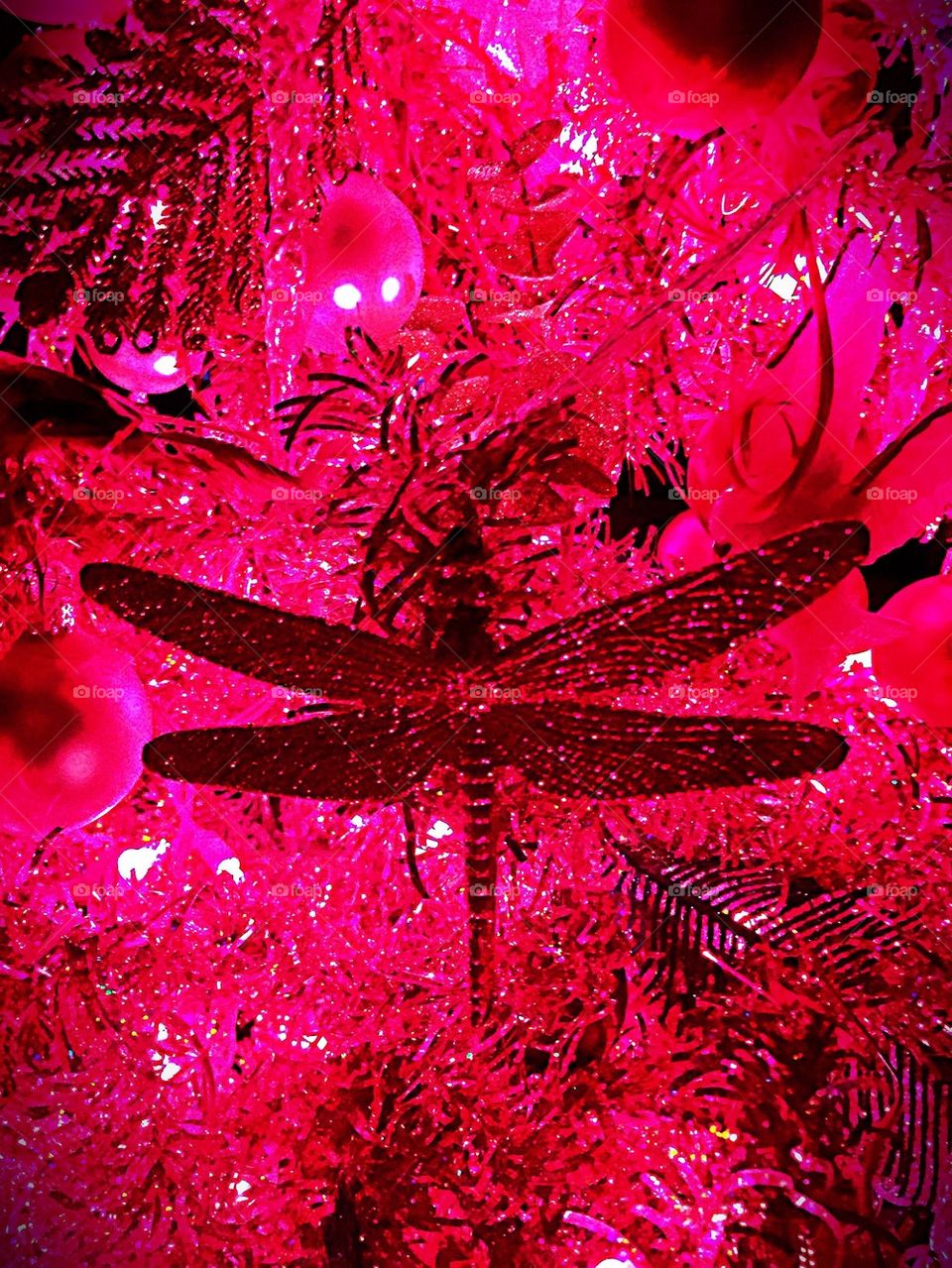 Red Christmas tree