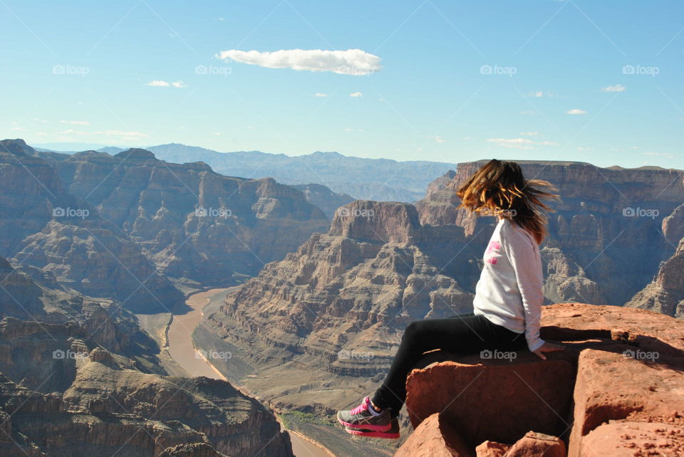 Me looking at an amazing view at Grand Canyon