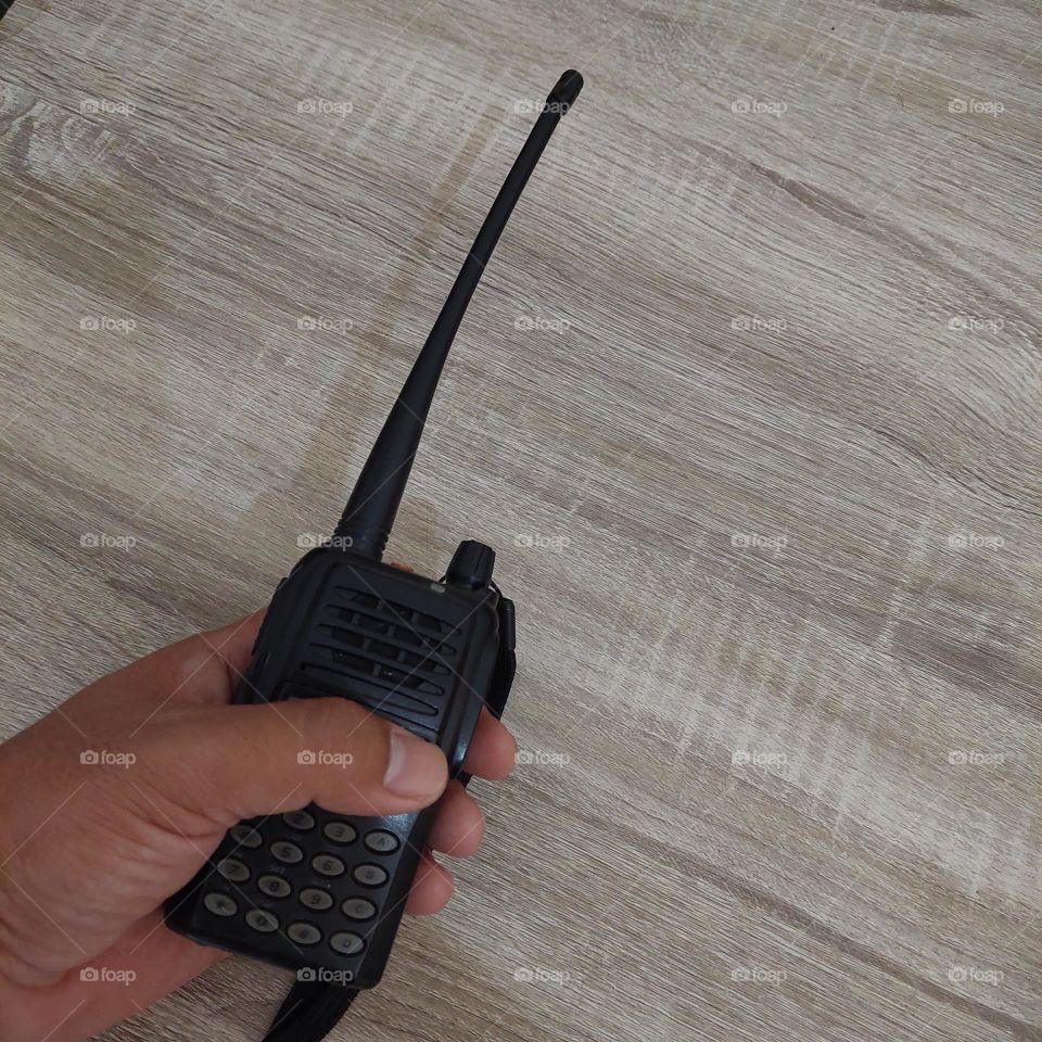 handy talky, a communication tool commonly used for security and other communication needs