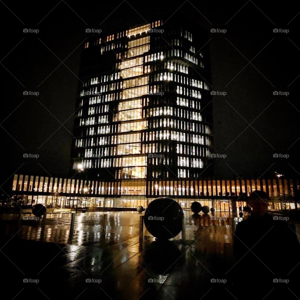 Architecture in Copenhagen. The Maersk Tower.