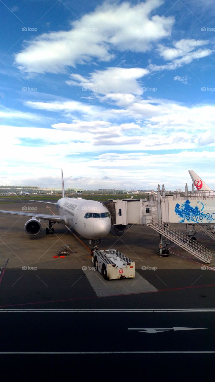 Departure from Haneda Airport Domestic Terminal