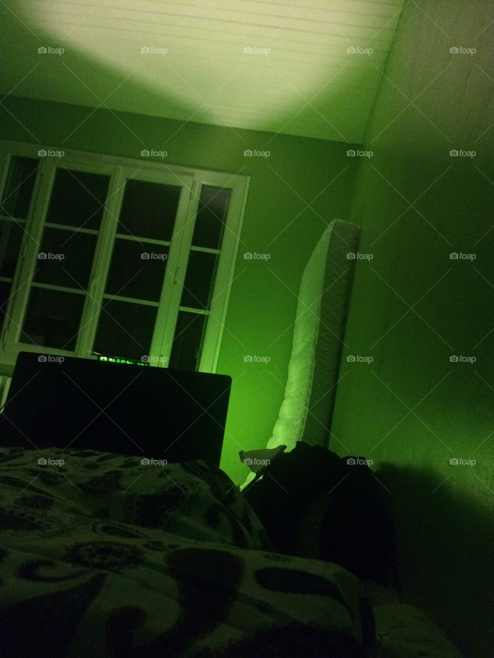 Green bedroom 
