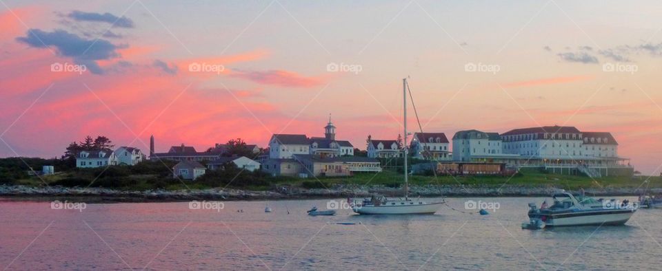 Sunset at Star Island