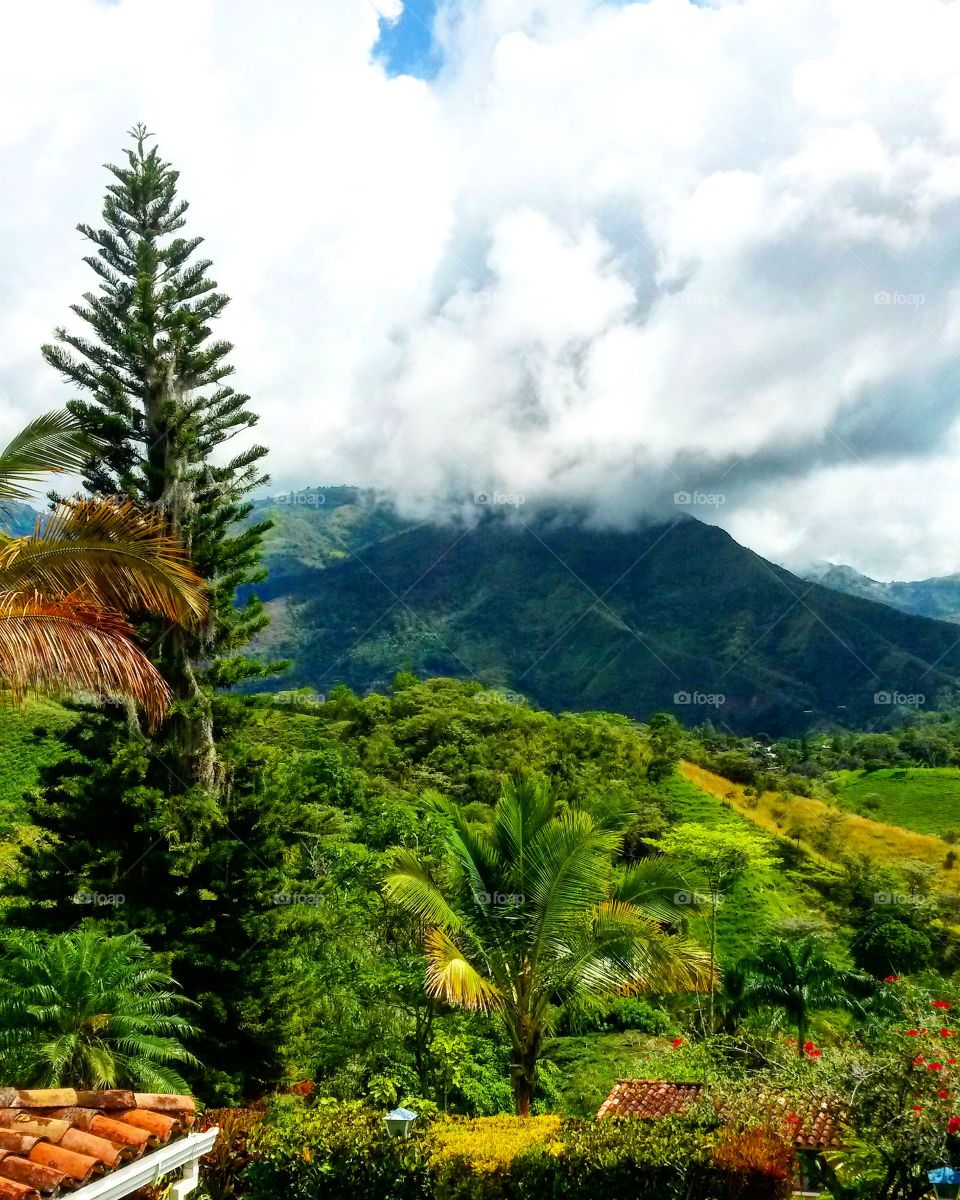 Stunning mountain landscape in Colombia