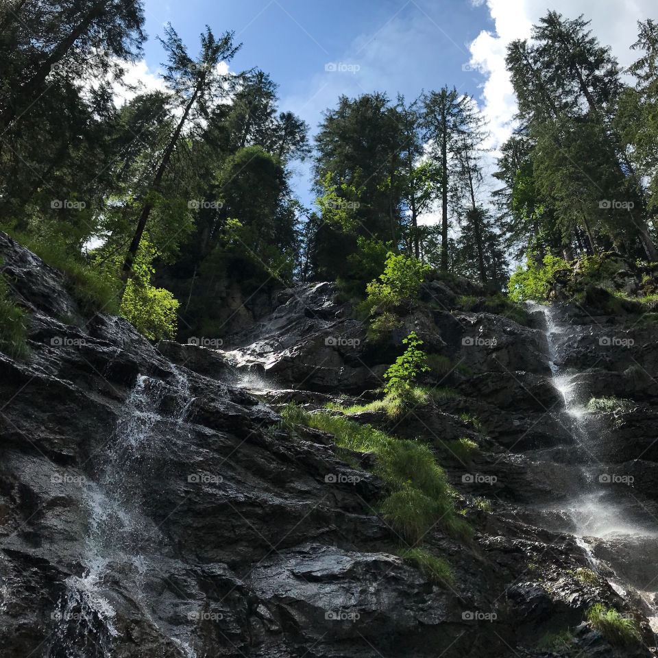 Swiss Waterfall 