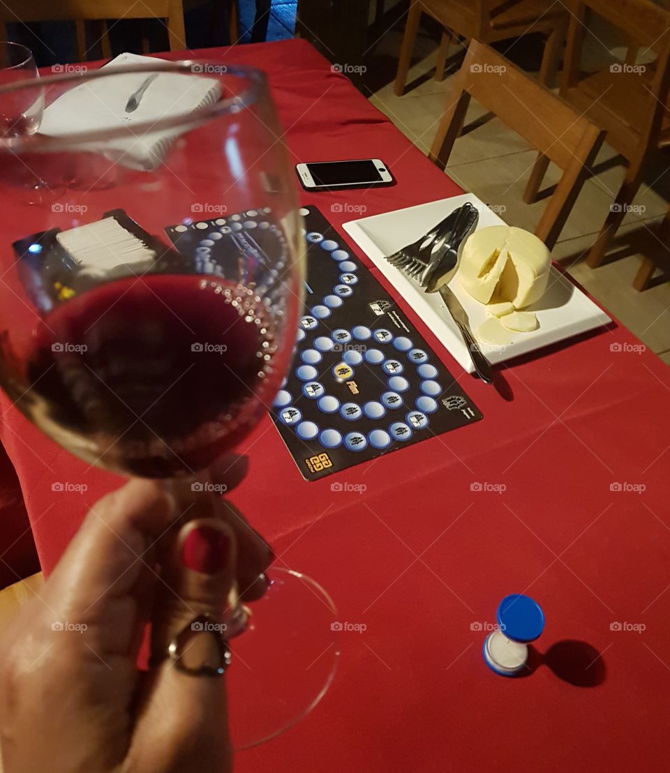 Diversão, Vinho e queijo!