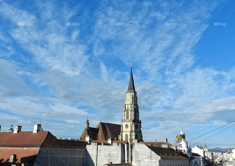 cloud sky church