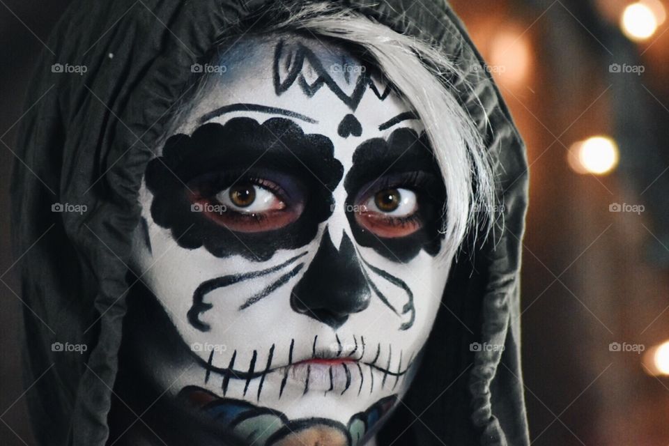 Halloween shot I did.. makeup by myself as well.