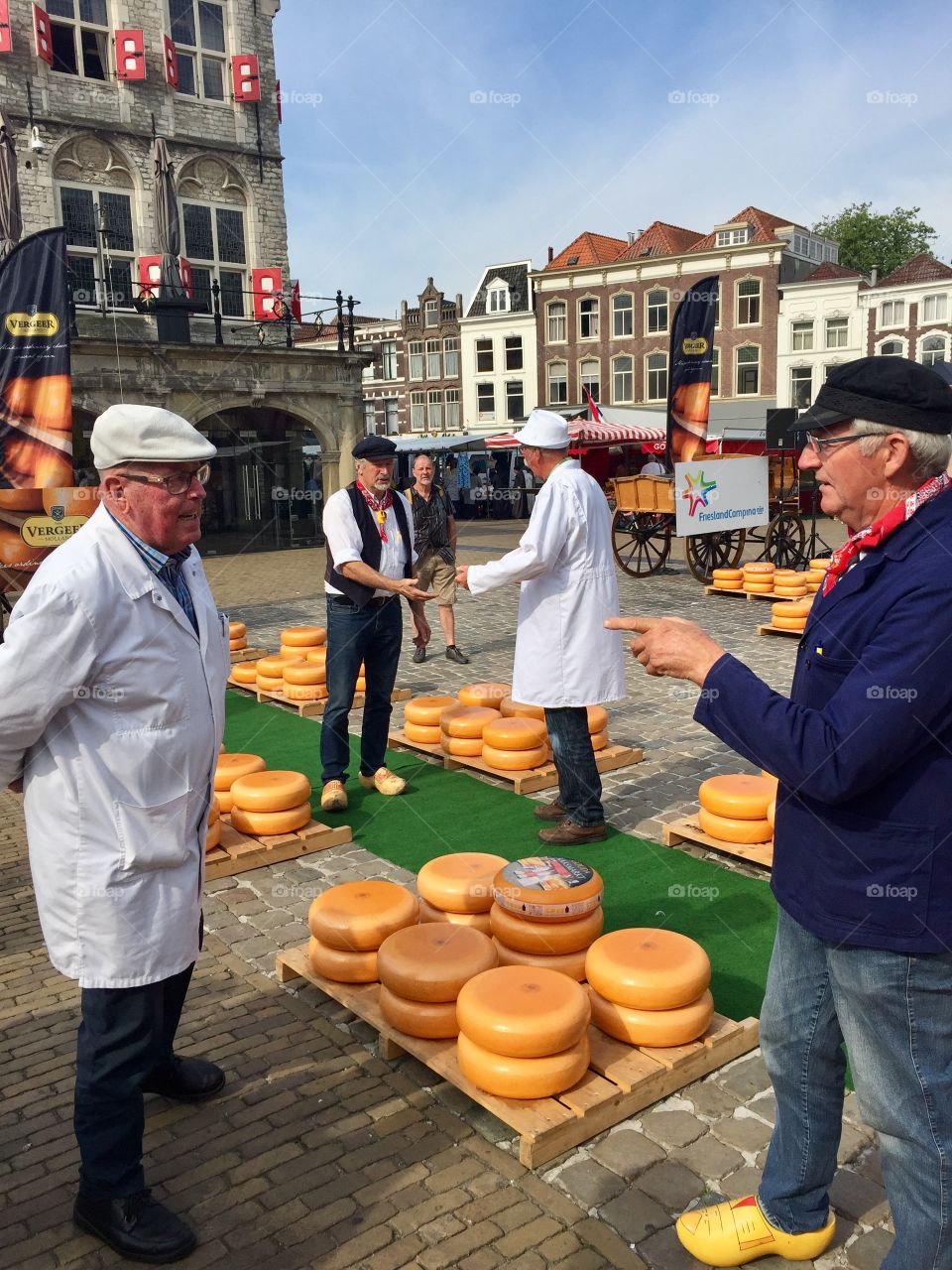 Cheese market in Gouda 
