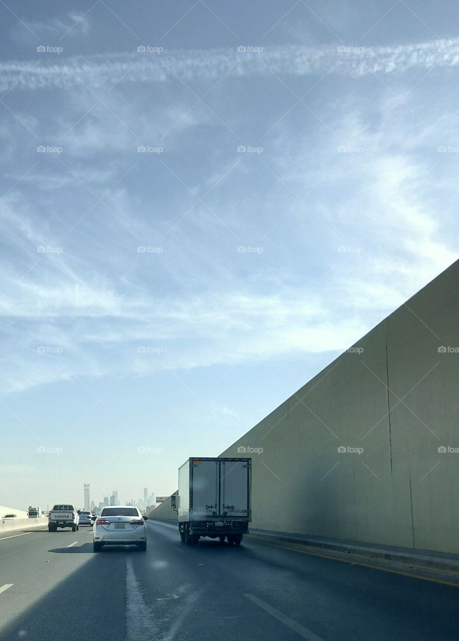 Riyadh Saudi Arabia Road veiw