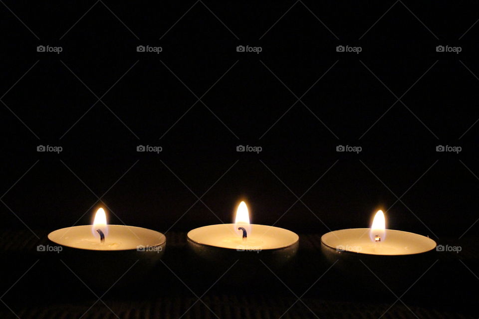 three candles