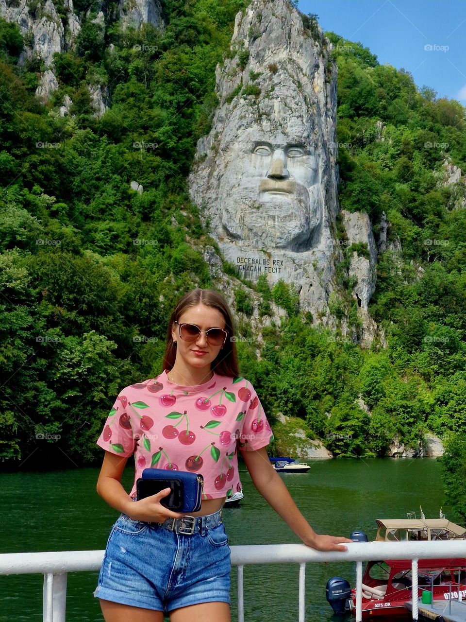 at the head of the Dacian king, Decebalus