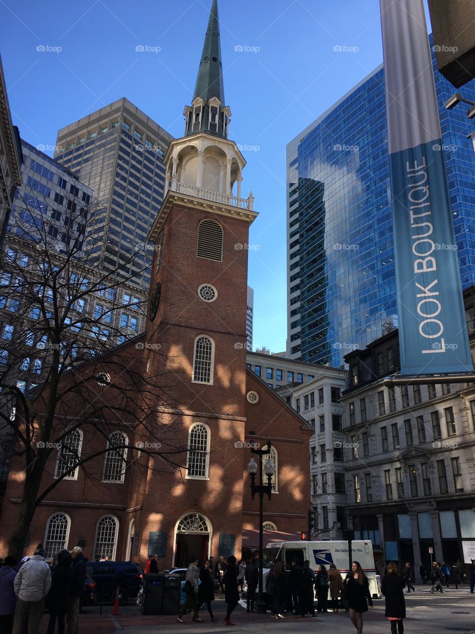 Old Boston church