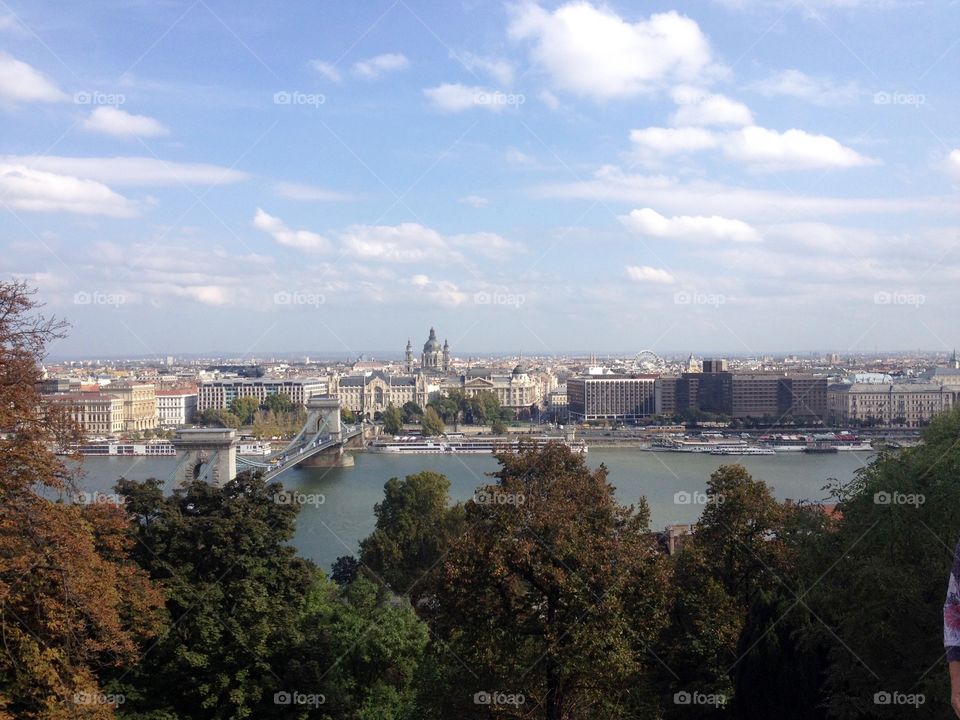 Cityscape on Pest from Buda